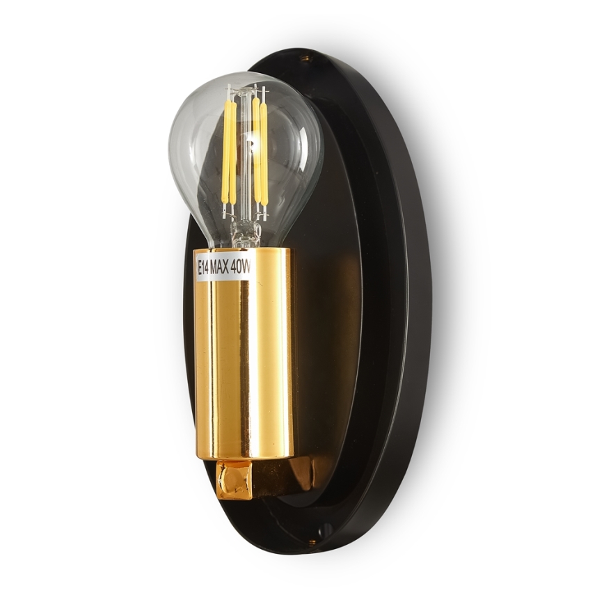 Maytoni MOD306WL-01G - Iluminação de parede MABELL 1xE14/40W/230V dourada