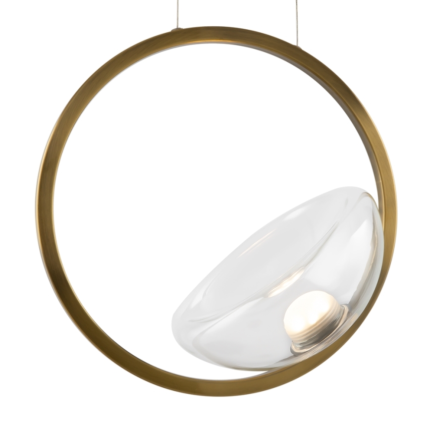 Maytoni MOD327PL-L5BS3K - Candelabro suspenso LED LUNARE LED/5W/230V dourada