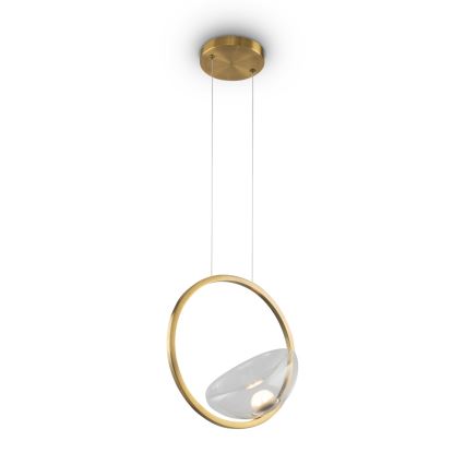 Maytoni MOD327PL-L5BS3K - Candelabro suspenso LED LUNARE LED/5W/230V dourada