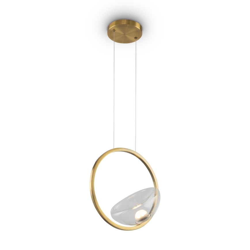 Maytoni MOD327PL-L5BS3K - Candelabro suspenso LED LUNARE LED/5W/230V dourada