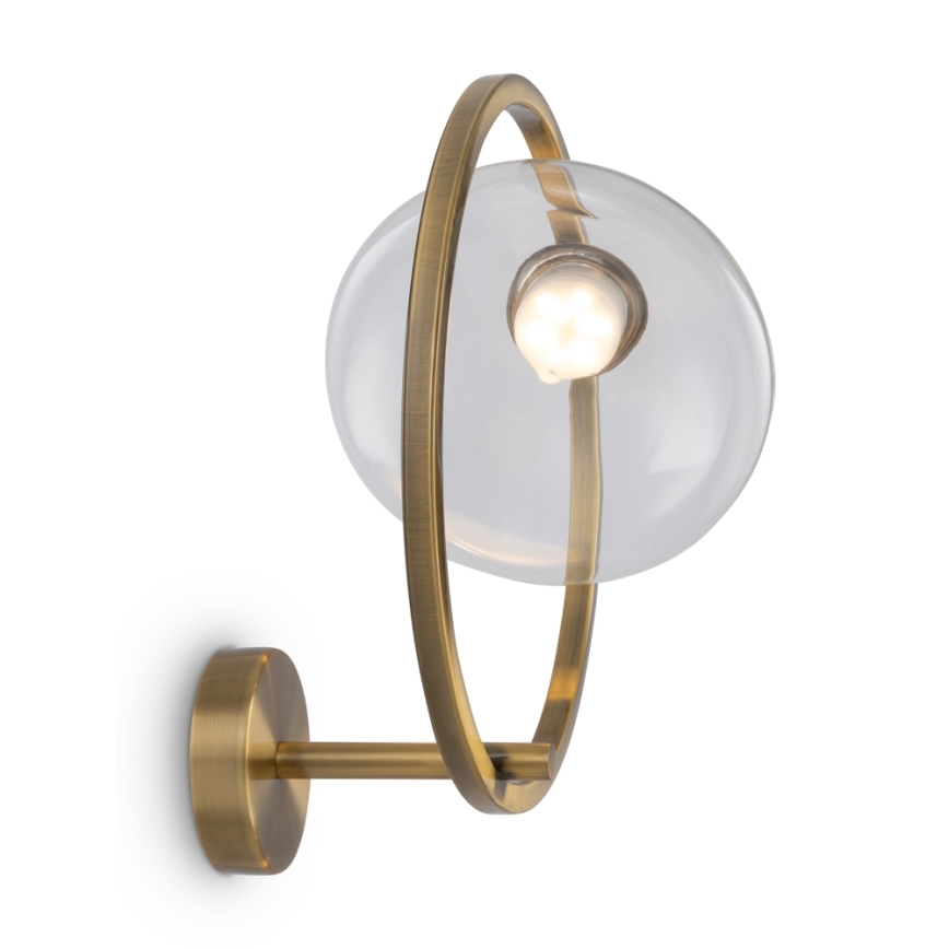 Maytoni MOD327WL-L5BS3K1 - Iluminação de parede LED LUNARE LED/5W/230V latão