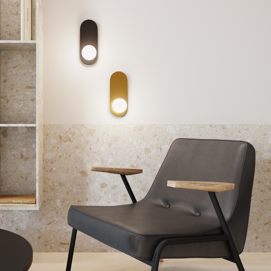 Maytoni MOD419WL-01B - Iluminação de parede BAO 1xG9/28W/230V preto