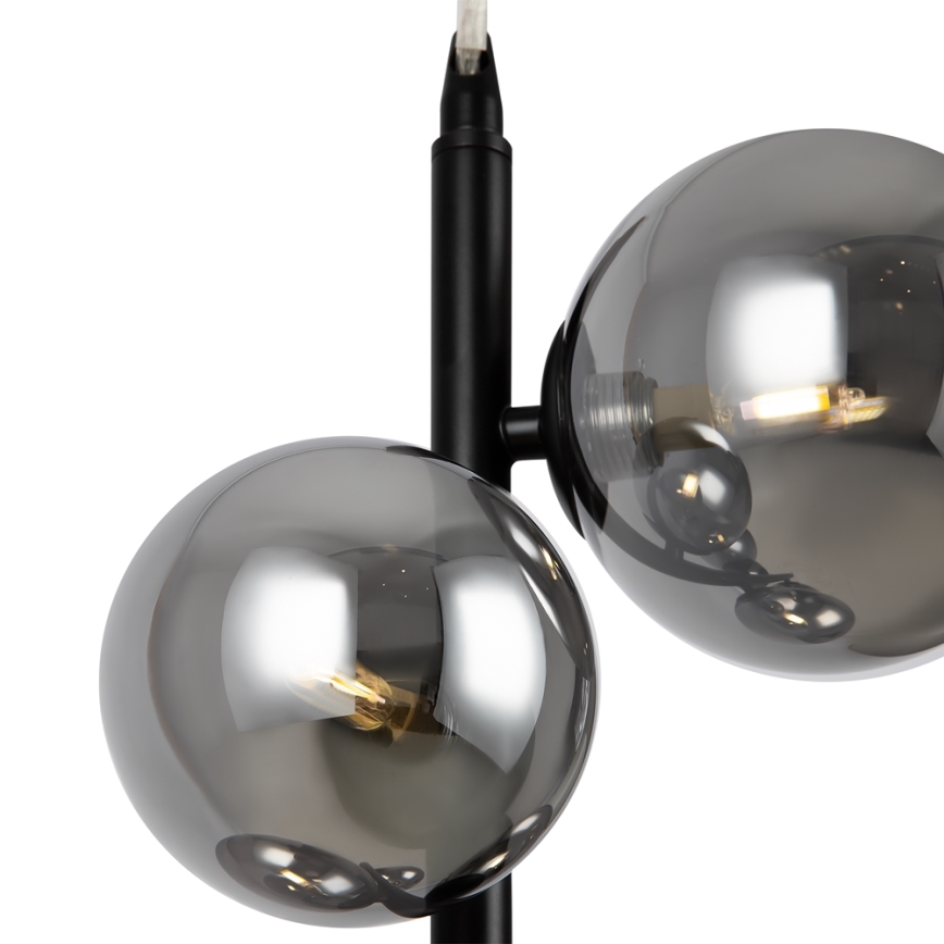 Maytoni MOD545PL-06B - Candelabro suspenso DALLAS 6xG9/28W/230V preto