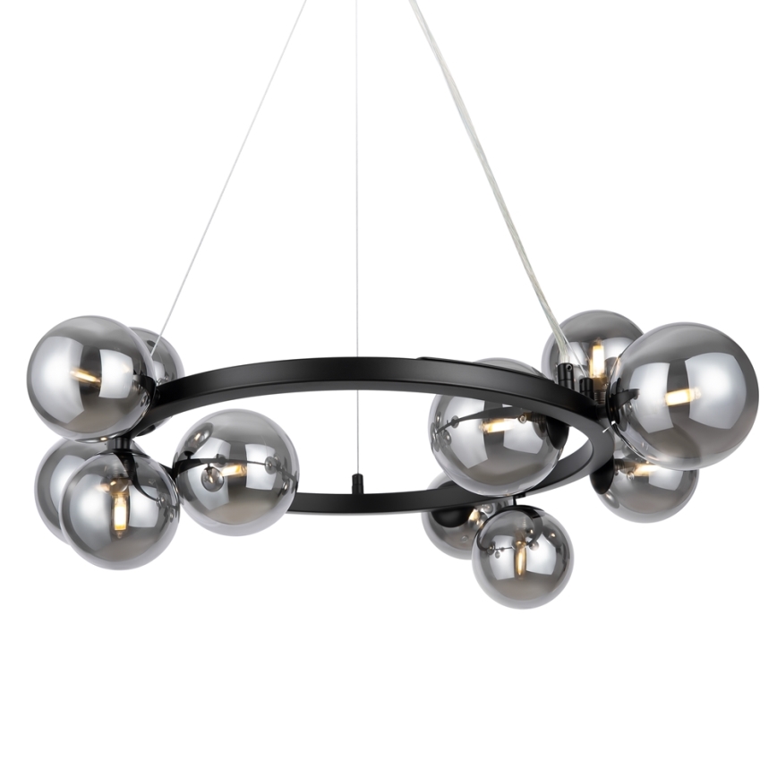 Maytoni MOD545PL-11B - Candelabro suspenso DALLAS 11xG9/28W/230V preto
