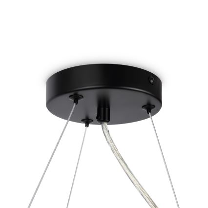 Maytoni MOD545PL-11B - Candelabro suspenso DALLAS 11xG9/28W/230V preto