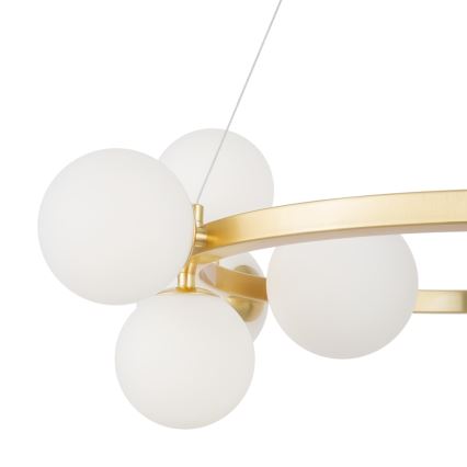 Maytoni MOD545PL-11BS - Candelabro suspenso DALLAS 11xG9/28W/230V dourada