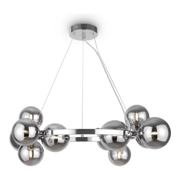 Maytoni MOD545PL-11CH - Candelabro suspenso DALLAS 11xG9/28W/230V cromado
