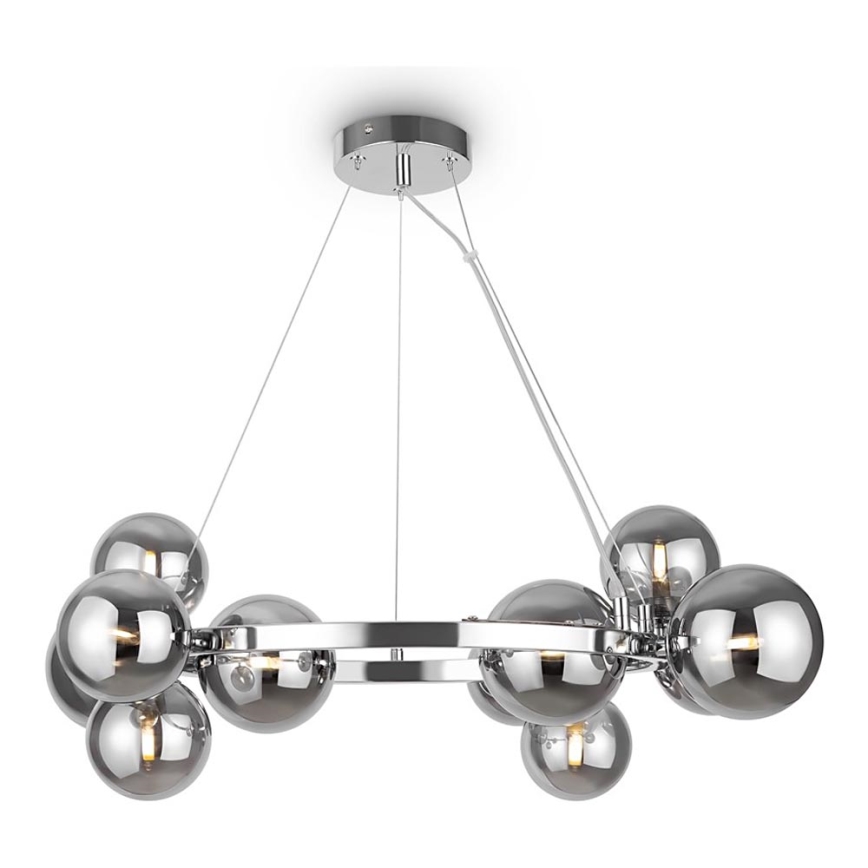 Maytoni MOD545PL-11CH - Candelabro suspenso DALLAS 11xG9/28W/230V cromado