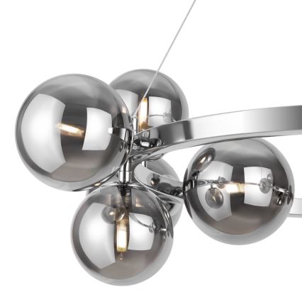 Maytoni MOD545PL-11CH - Candelabro suspenso DALLAS 11xG9/28W/230V cromado