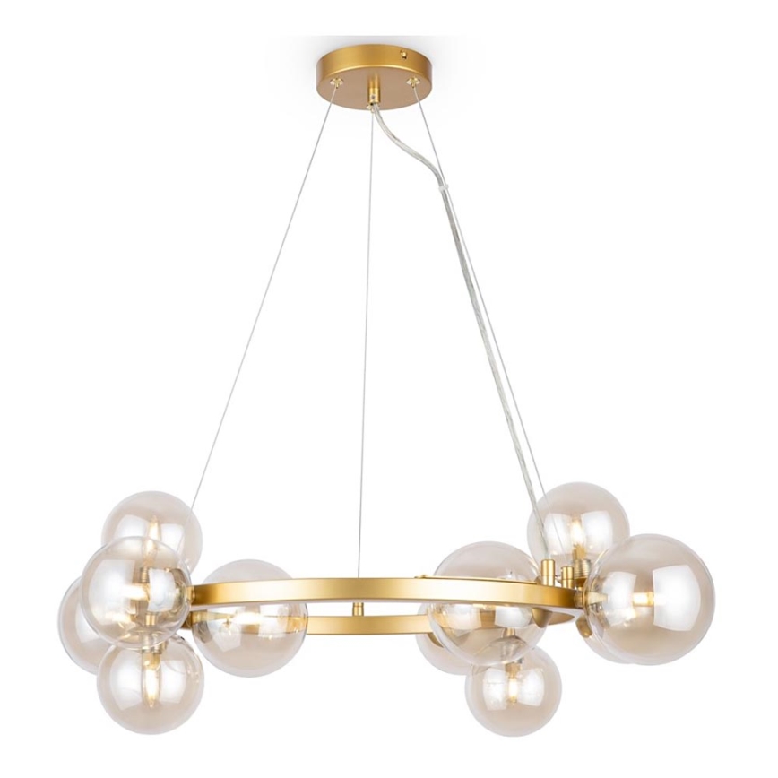 Maytoni MOD545PL-11G - Candelabro suspenso DALLAS 11xG9/28W/230V latão
