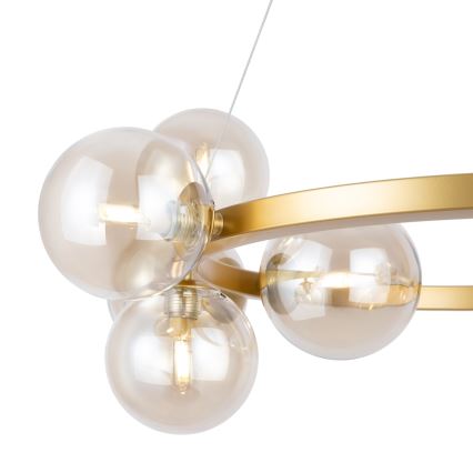 Maytoni MOD545PL-11G - Candelabro suspenso DALLAS 11xG9/28W/230V latão