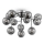 Maytoni MOD545PL-12CH - Candeeiro integrado DALLAS 12xG9/28W/230V cromado brilhante