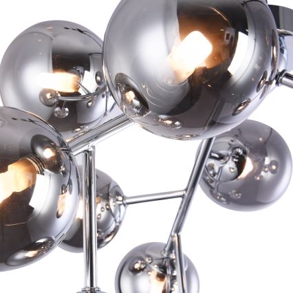 Maytoni MOD545PL-12CH - Candeeiro integrado DALLAS 12xG9/28W/230V cromado brilhante