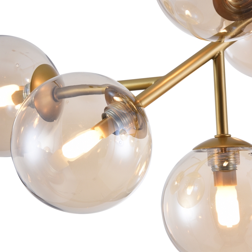 Maytoni MOD545PL-12G - Candelabro integrado DALLAS 12xG9/28W/230V latão