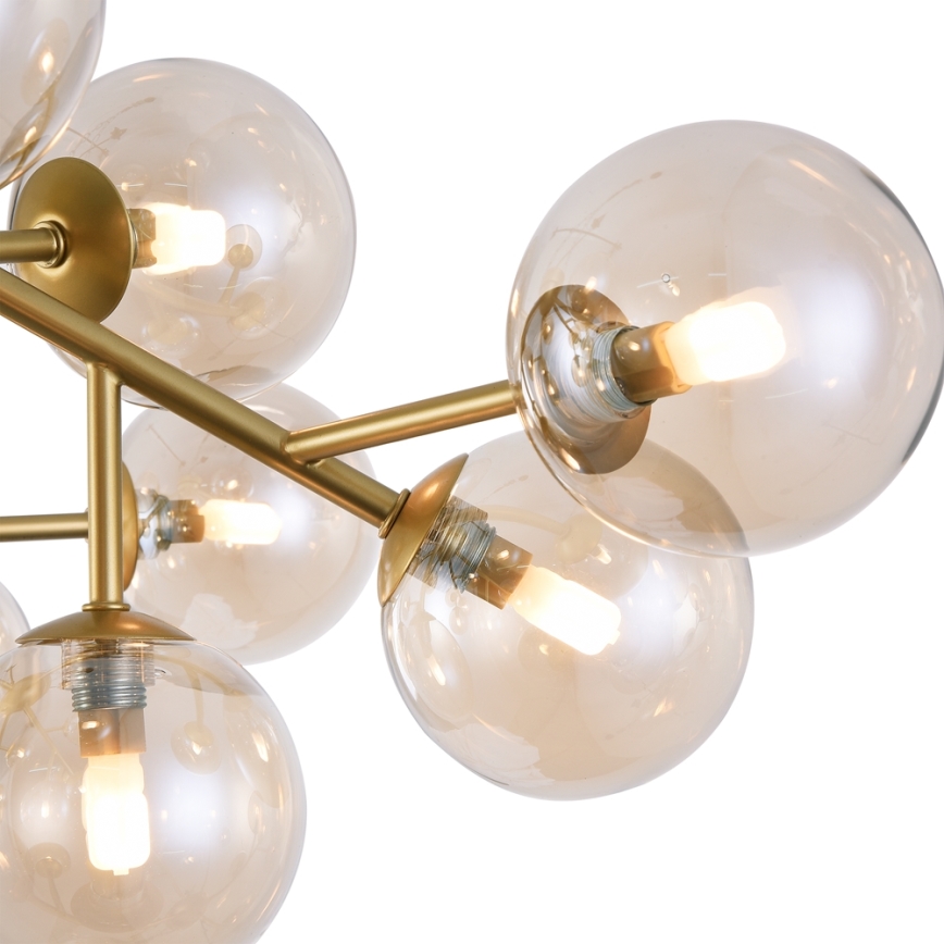 Maytoni MOD545PL-20G - Candelabro integrado DALLAS 20xG9/28W/230V latão
