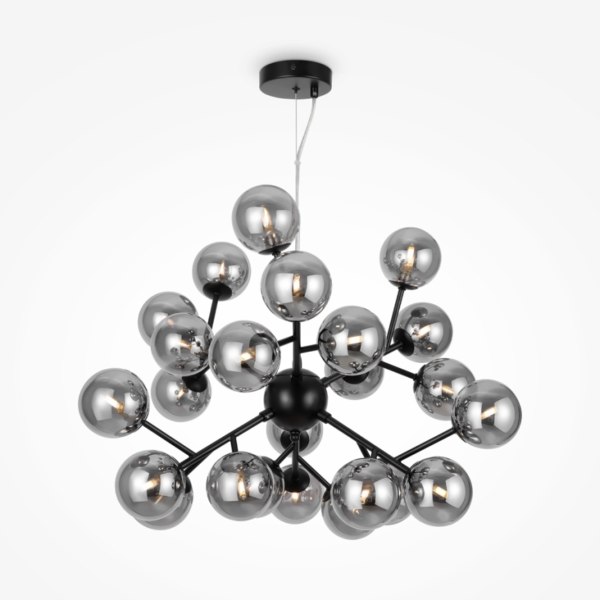 Maytoni MOD545PL-24B - Candeeiro suspenso DALLAS 24xG9/28W/230V preto