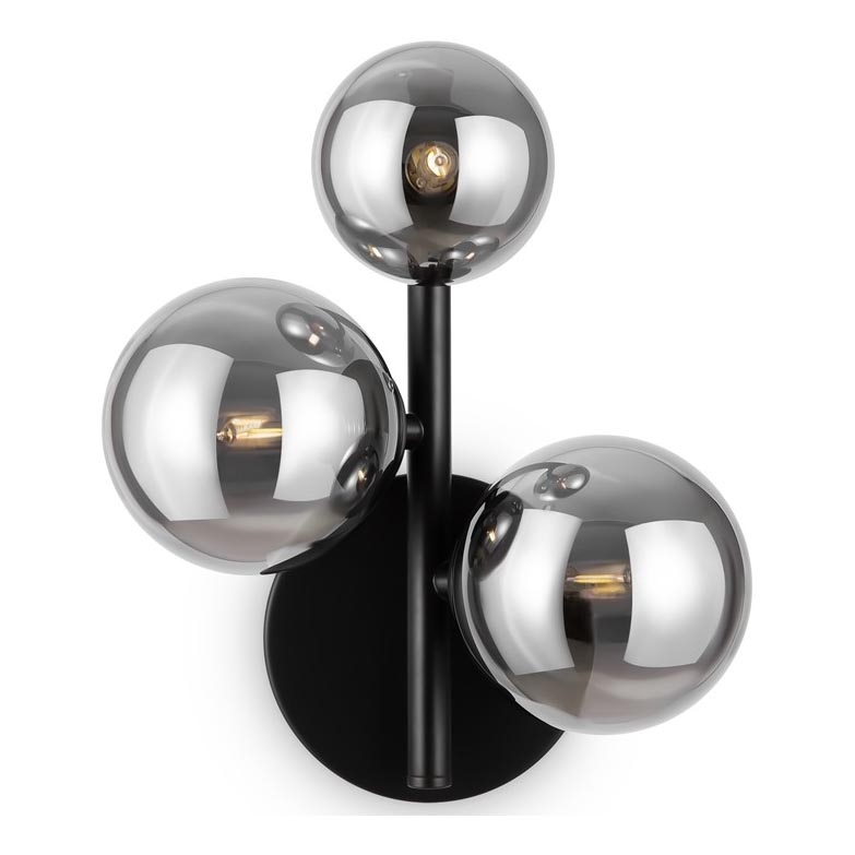 Maytoni MOD545WL-03B - Iluminação de parede DALLAS 3xG9/28W/230V preto