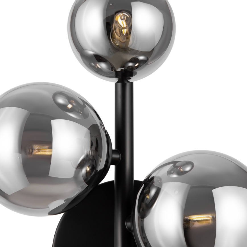 Maytoni MOD545WL-03B - Iluminação de parede DALLAS 3xG9/28W/230V preto