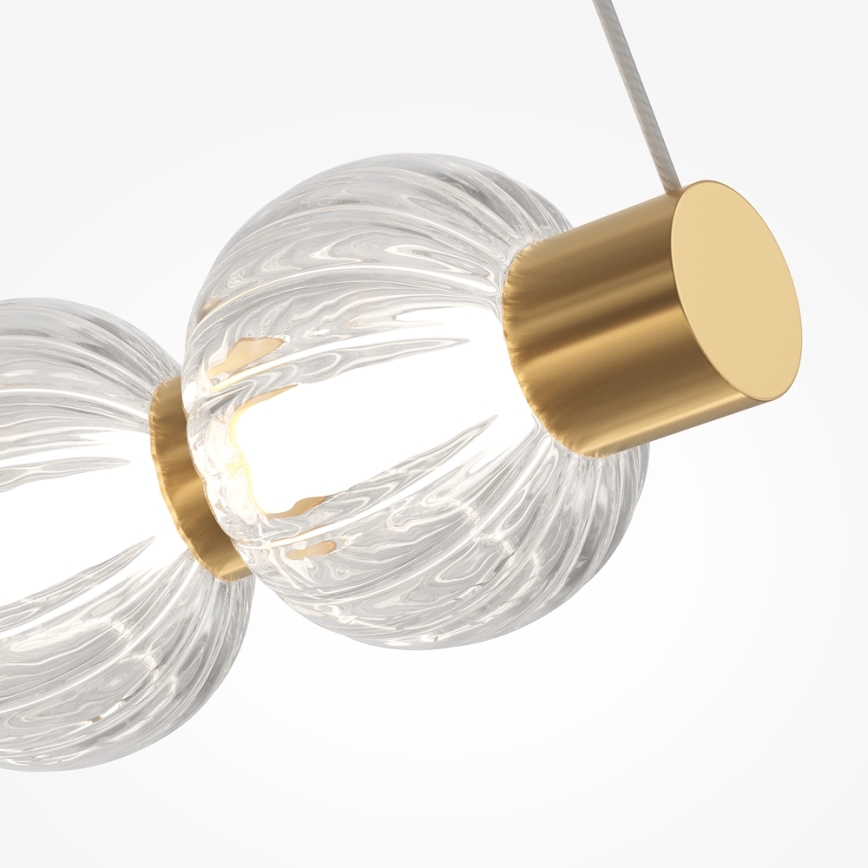 Maytoni MOD555PL-L35G3K - Candeeiro suspenso LED AMULET LED/40W/230V 3000K dourado