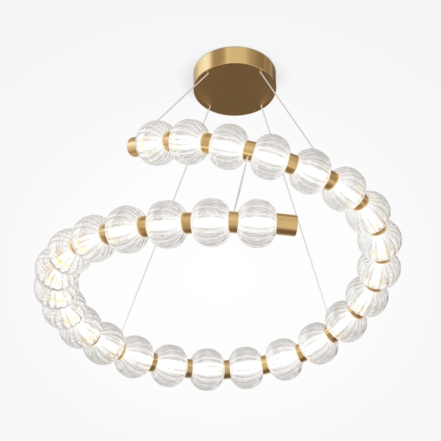 Maytoni MOD555PL-L35G3K - Candeeiro suspenso LED AMULET LED/40W/230V 3000K dourado
