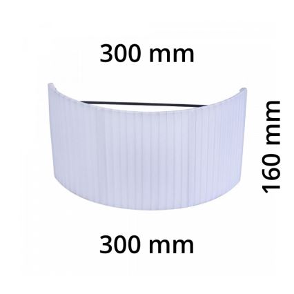 Maytoni MOD974-WLShade-White - Abajur para iluminação de parede TORONTO branco E27 300x160 mm