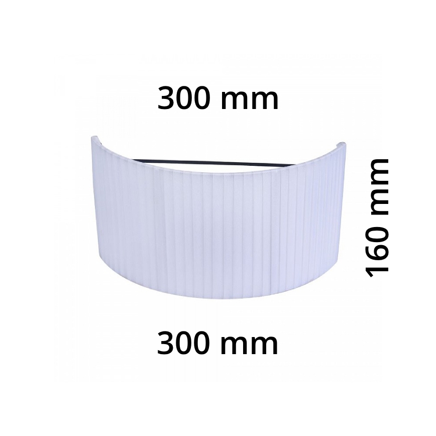 Maytoni MOD974-WLShade-White - Abajur para iluminação de parede TORONTO branco E27 300x160 mm