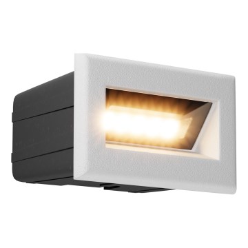 Maytoni O045SL-L3W3K - Iluminação incorporada exterior LED BOSCA LED/3W/230V 3000K IP65 branco