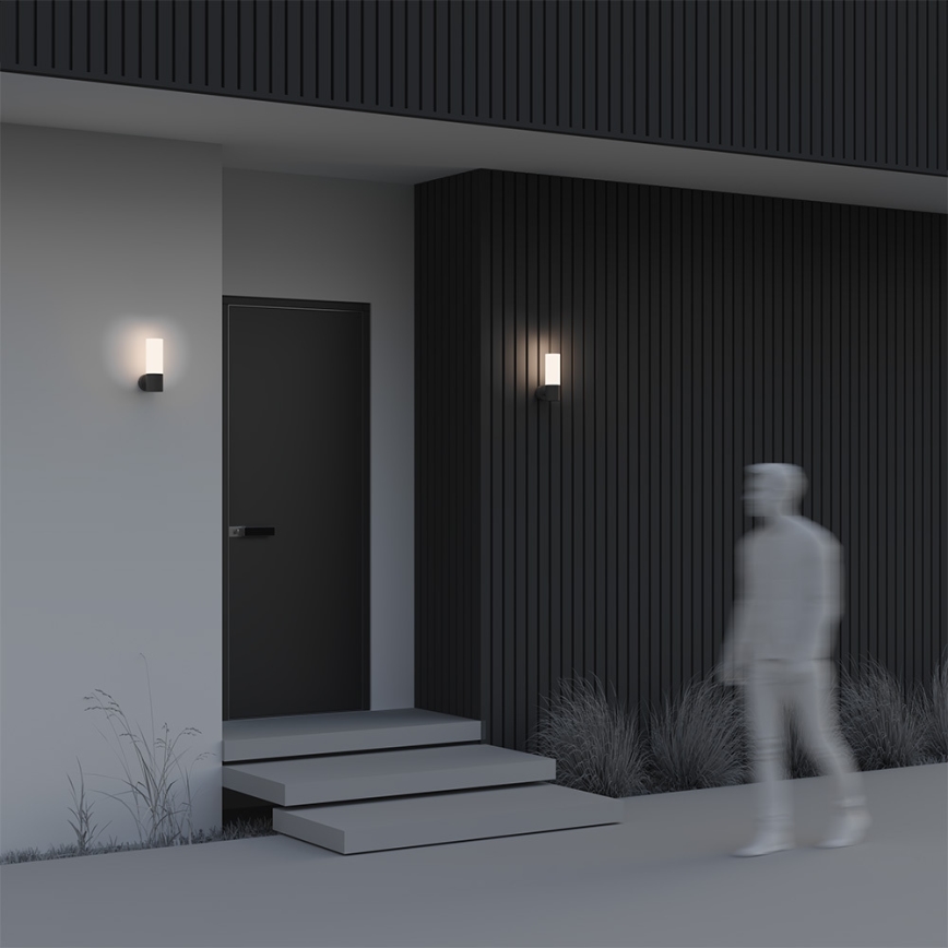 Maytoni O418WL-01B - Iluminação de parede exterior WILLIS 1xE27/60W/230V IP54 preto
