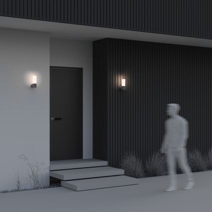 Maytoni O418WL-01GR - Iluminação de parede exterior WILLIS 1xE27/60W/230V IP54 antracite
