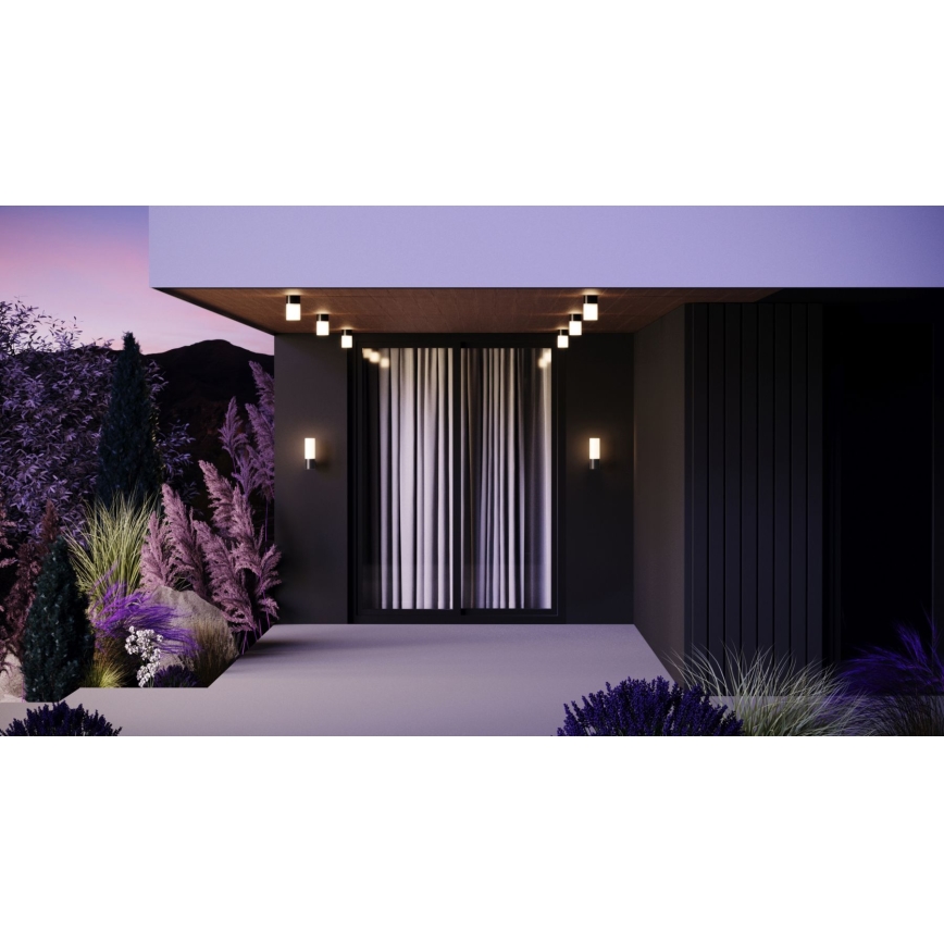 Maytoni O418WL-01GR - Iluminação de parede exterior WILLIS 1xE27/60W/230V IP54 antracite