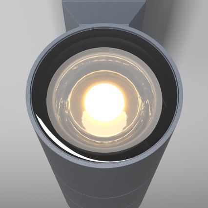 Maytoni O574WL-02GR - Iluminação de parede exterior BOWERY 2xGU10/50W/230V IP54 antracite