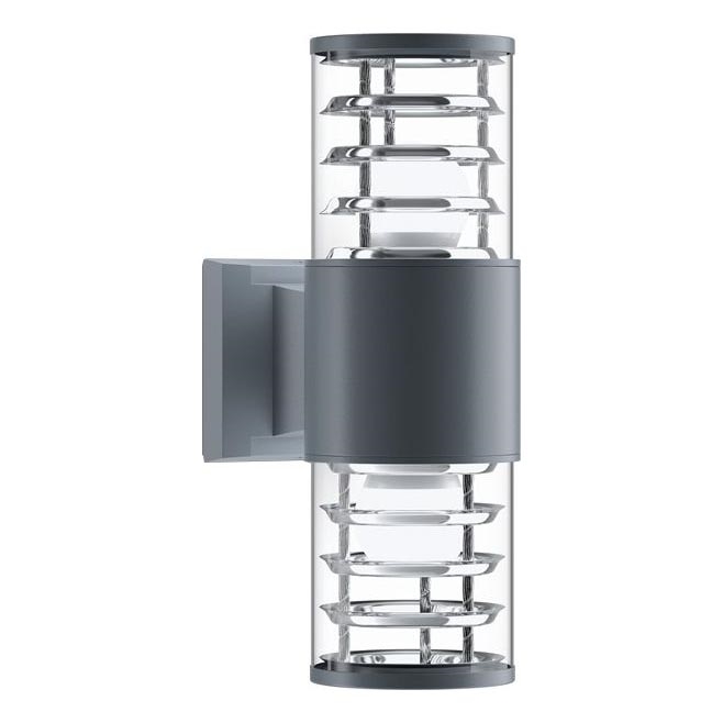 Maytoni O576WL-02GR - Iluminação de parede exterior BRONX 2xE27/60W/230V IP54 antracite