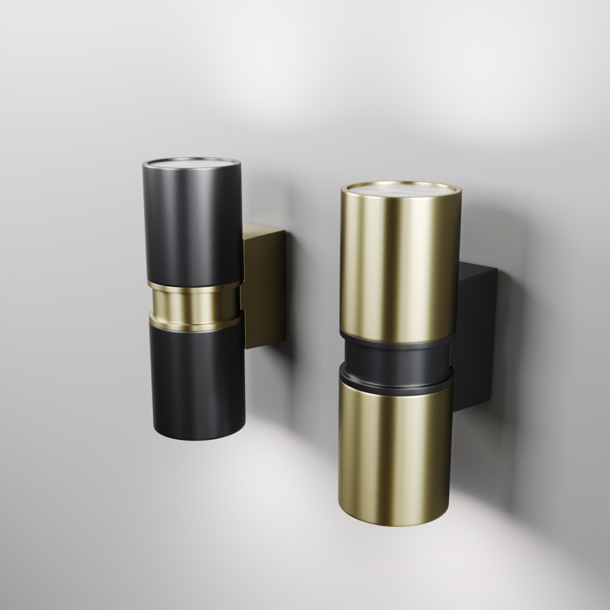 Maytoni O582WL-02BS - Iluminação de parede exterior BOWERY 2xGU10/50W/230V IP54 latão