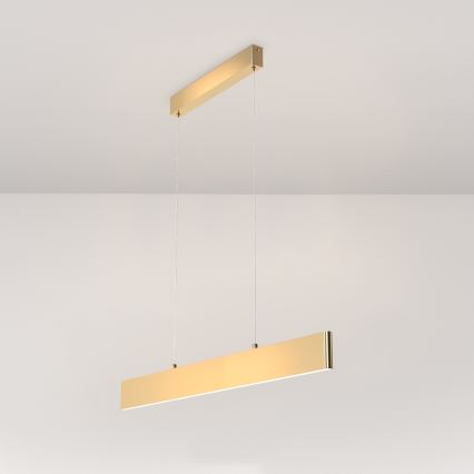 Maytoni P010PL-L23G3K - Candeeiro suspenso LED STEP LED/23W/230V 3000K 91 cm dourado