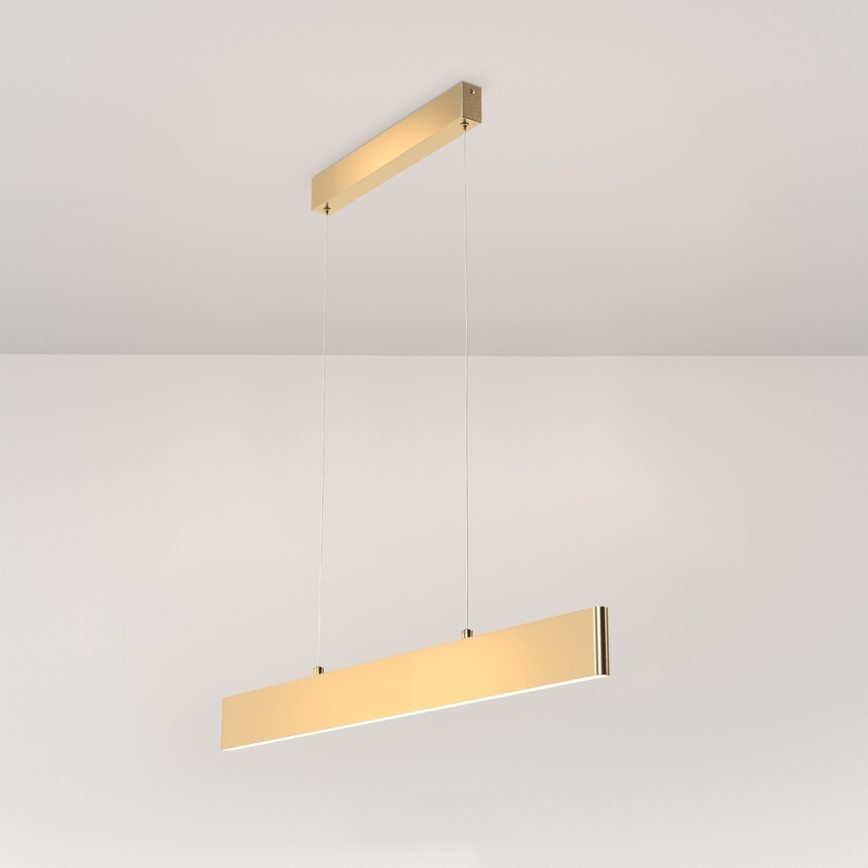Maytoni P010PL-L23G3K - Candeeiro suspenso LED STEP LED/23W/230V 3000K 91 cm dourado