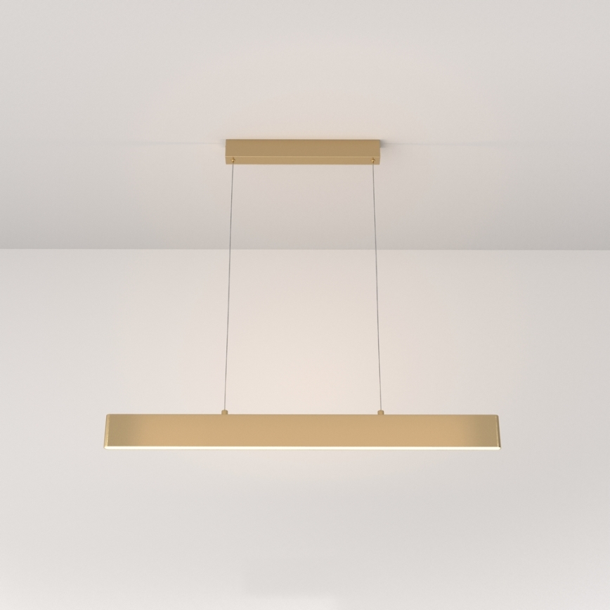 Maytoni P010PL-L23G3K - Candeeiro suspenso LED STEP LED/23W/230V 3000K 91 cm dourado