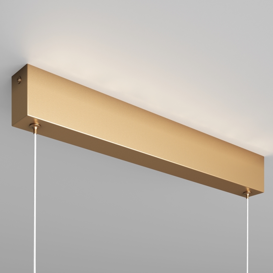 Maytoni P010PL-L23G3K - Candeeiro suspenso LED STEP LED/23W/230V 3000K 91 cm dourado