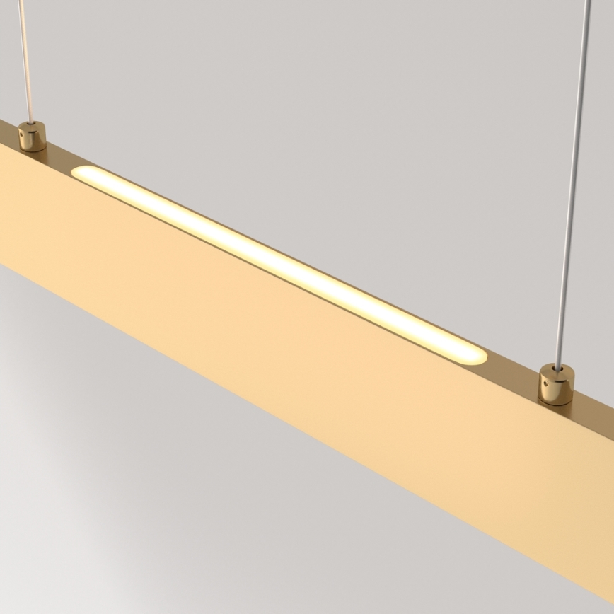 Maytoni P010PL-L23G3K - Candeeiro suspenso LED STEP LED/23W/230V 3000K 91 cm dourado