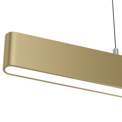 Maytoni P010PL-L23G3K - Candeeiro suspenso LED STEP LED/23W/230V 3000K 91 cm dourado