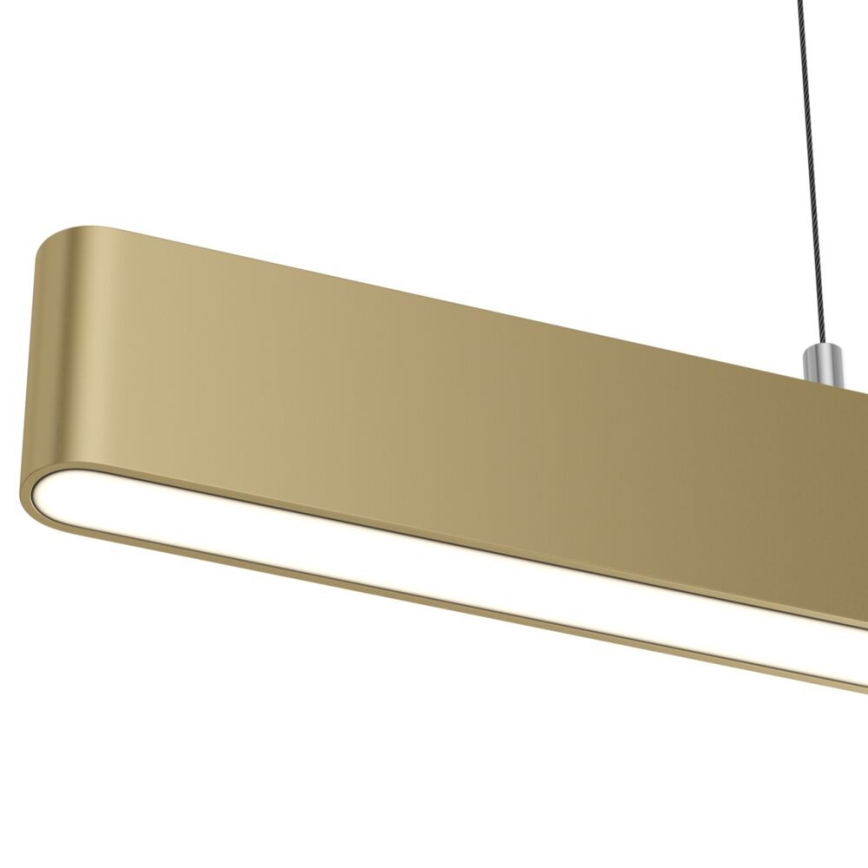 Maytoni P010PL-L23G3K - Candeeiro suspenso LED STEP LED/23W/230V 3000K 91 cm dourado