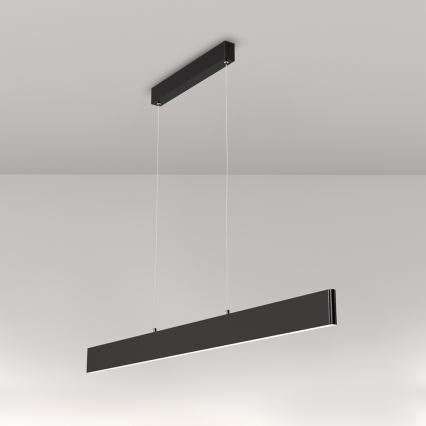 Maytoni P010PL-L30B4K - Candeeiro suspenso LED STEP LED/30W/230V 4000K 118,5 cm preto