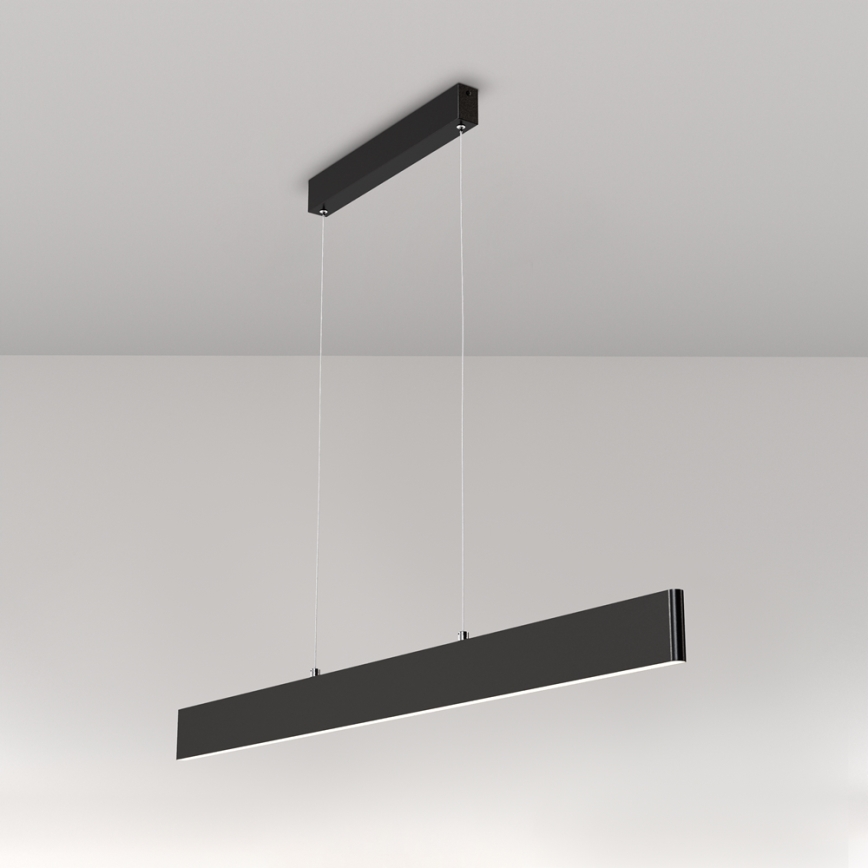 Maytoni P010PL-L30B4K - Candeeiro suspenso LED STEP LED/30W/230V 4000K 118,5 cm preto