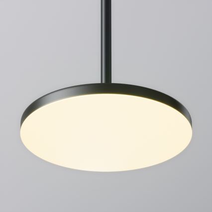 Maytoni P076PL-L12W3K-B - Candeeiro suspenso LED PLATO LED/12W/230V 3000K preto