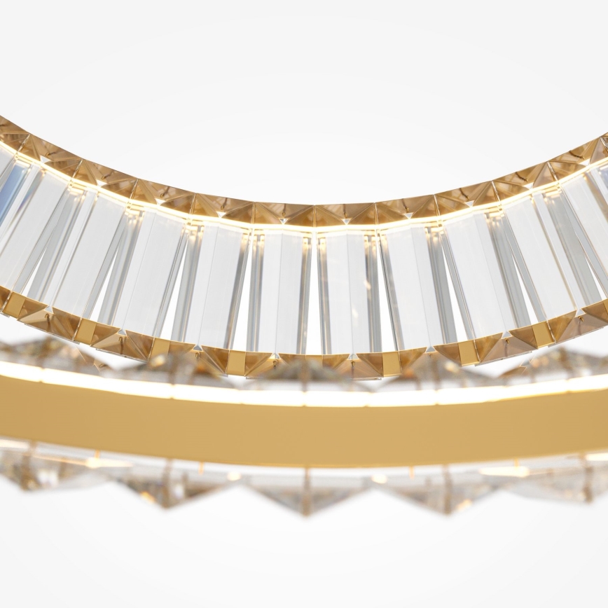 Maytoni P097PL-L90G4K - Candeeiro suspenso LED KRONE LED/90W/230V CRI 90 diâmetro 80,5 cm dourado