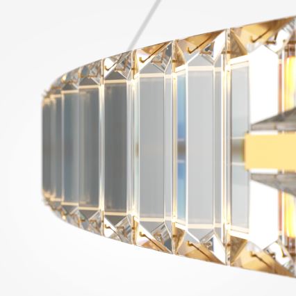 Maytoni P097PL-L90G4K - Candeeiro suspenso LED KRONE LED/90W/230V CRI 90 diâmetro 80,5 cm dourado