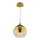 Maytoni P140-PL-110-1-G - Candelabro suspenso FERMI 1xE27/60W/230V dourada