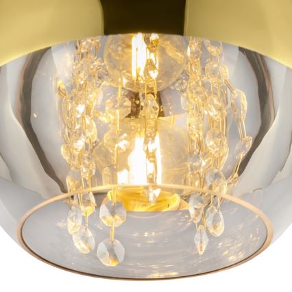 Maytoni P140-PL-110-1-G - Candelabro suspenso FERMI 1xE27/60W/230V dourada