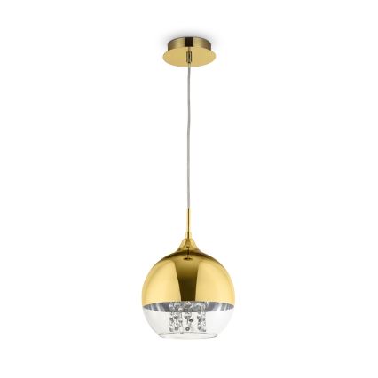 Maytoni P140-PL-110-1-G - Candelabro suspenso FERMI 1xE27/60W/230V dourada