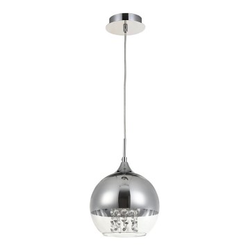 Maytoni P140-PL-110-1-N - Candeeiro suspenso FERMI 1xE27/60W/230V cromado brilhante