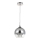Maytoni P140-PL-110-1-N - Candeeiro suspenso FERMI 1xE27/60W/230V cromado brilhante